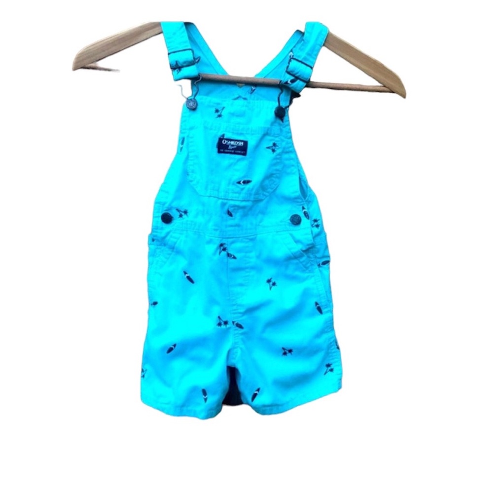 OshKosh B’Gosh Baby Overalls Surfboards Palm Trees